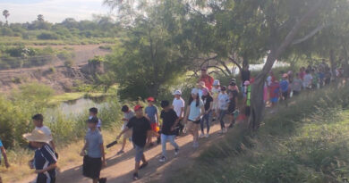Realizan Actividades de Senderismo en Bordo del río Bravo, Participantes en Plan Vacacional 2024