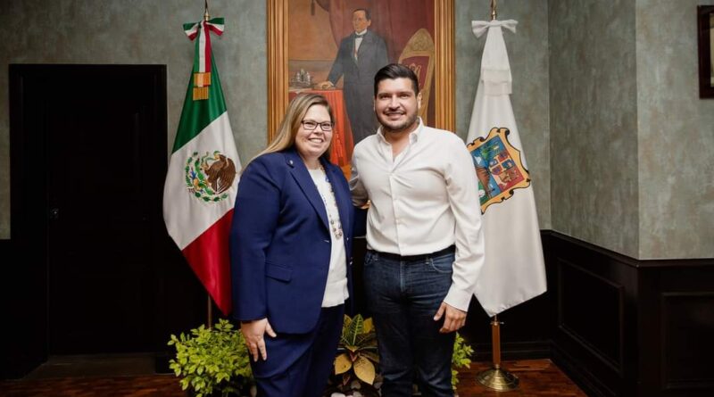 Matamoros y Estados Unidos Reafirman Lazos de Cooperación con Encuentro Entre el Alcalde Alberto Granados y la Cónsul Brianna Powers